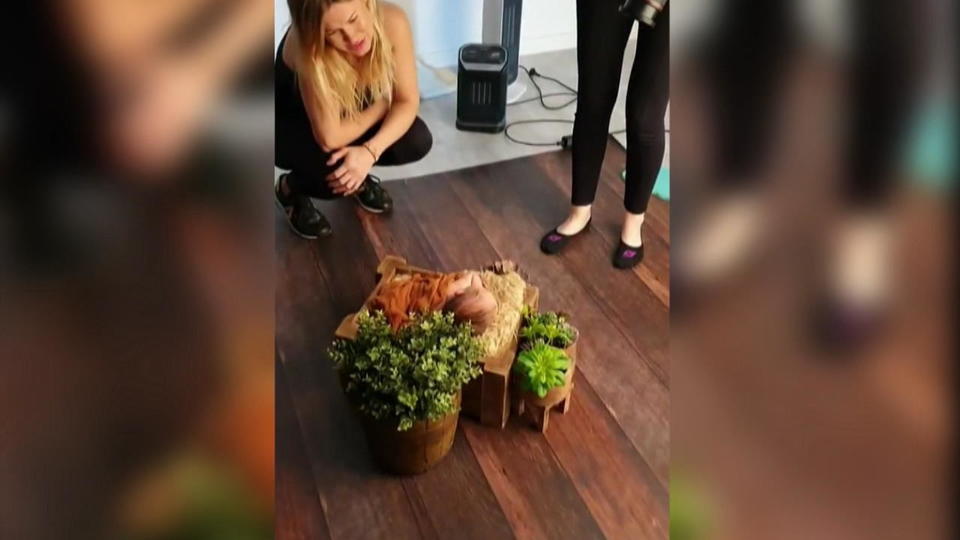 Kleiner Shooting-Star Wolke Hegenbarth: Zuckersüßes Fotoshooting mit Söhnchen Avi
