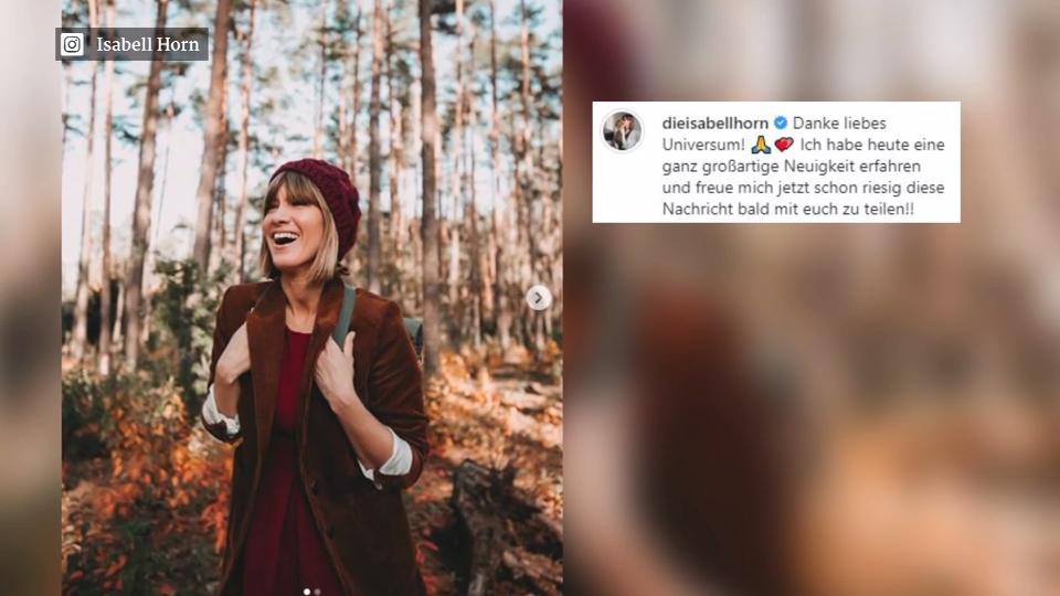 Fans spekulieren auf Baby Nummer 3 Isabell Horn hat eine "großartige Neuigkeit"