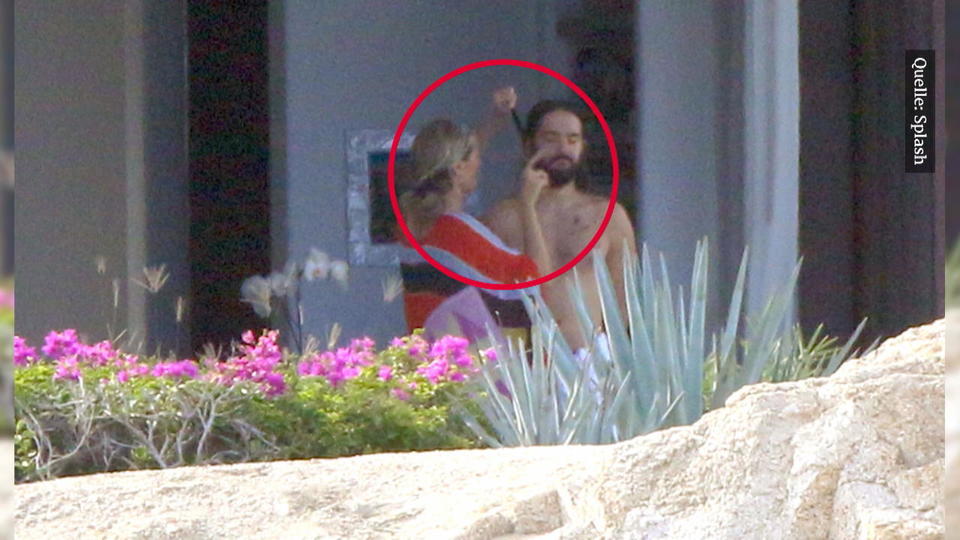 Schnipp, schnapp Haare ab Heidi Klum schneidet Tom den Bart
