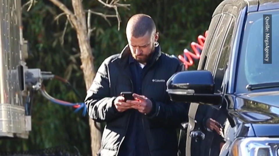 Nach den Skandal-Fotos Justin Timberlake mies gelaunt am Film-Set