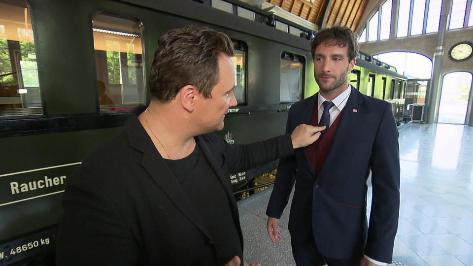 Guido Maria Kretschmer zeigt das neue Bahn-Outfit