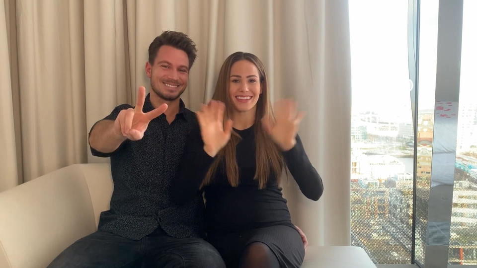 Es wird ein ... Angelina& Sebastian verraten Baby-Geschlecht