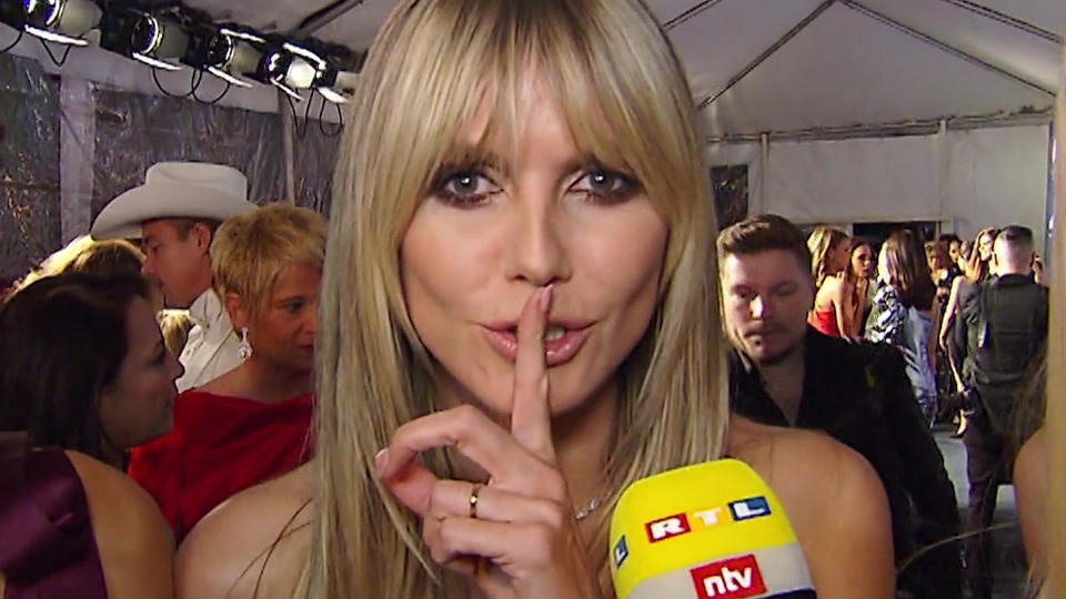Live-Shows machen sie nervös Heidi Klum gesteht Schwäche ein