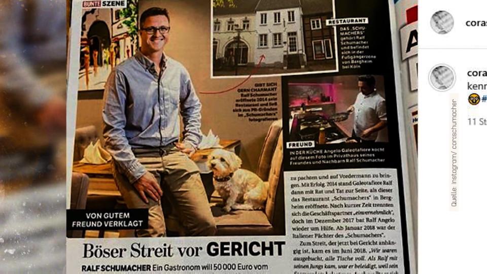 Was ist denn da los? Ralf und Cora Schumacher: Instagram-Zoff!