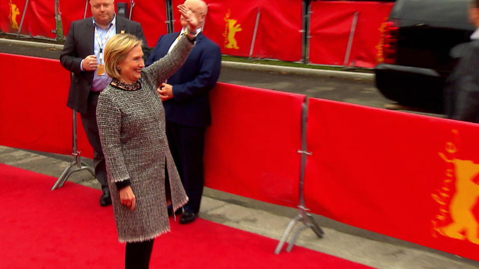 Im Rahmen der Berlinale Hillary Clinton im exklusiven RTL-Interview