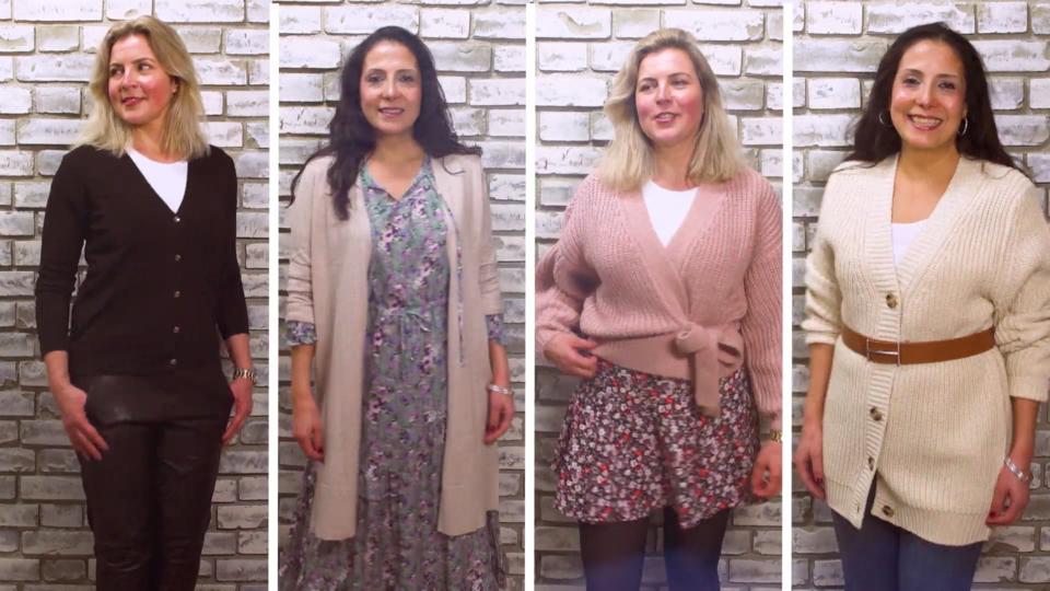 Cardigans für jede Frau Welche Strickjacke bei welcher Figur?
