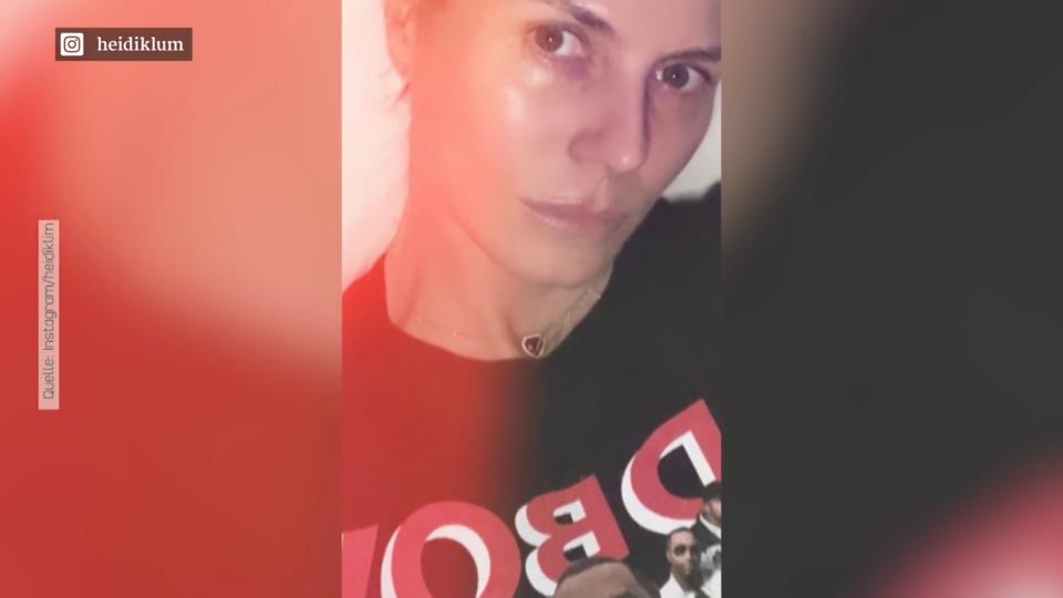 Corona-Quarantäne Heidi Klum: So vertreibt sie sich die Wartezeit