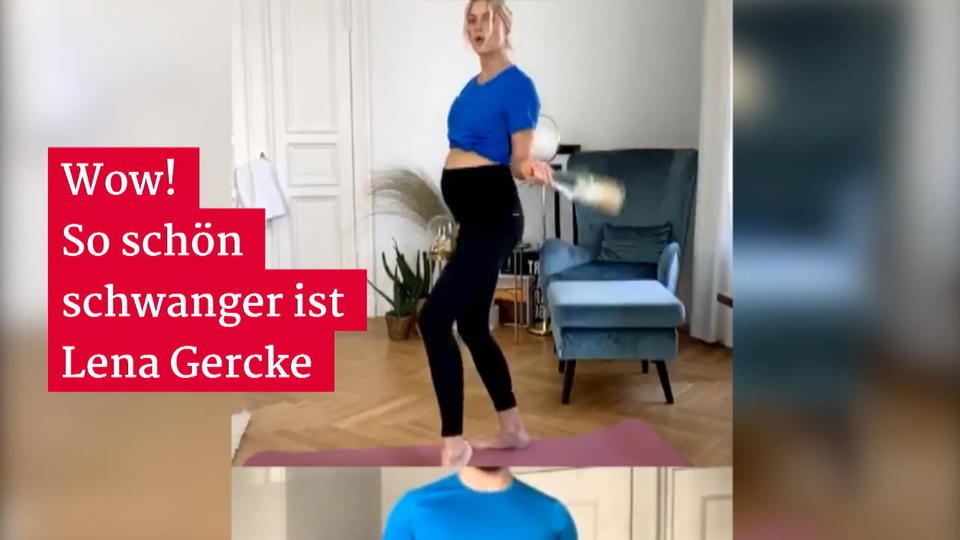 Trotz Babybauch und Corona Lena Gercke ist mega fit!