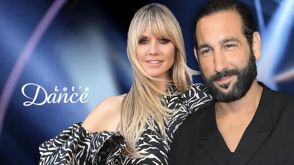 GNTM Dreharbeiten Massimo Sinato tanzt mit Heidi Klum