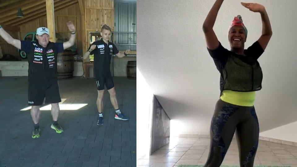 24 h Kelly Corona Challenge: Die Spendenaktion Für Spendenaktion: Joey Kelly lernt Samba von Motsi Mabuse