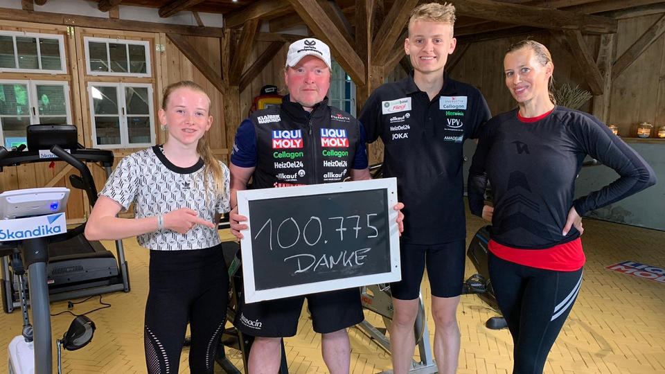 Über 100.000 Euro bei „24h Kelly Corona Challenge" Joey Kelly gelingt zehnter Weltrekord für den guten Zweck