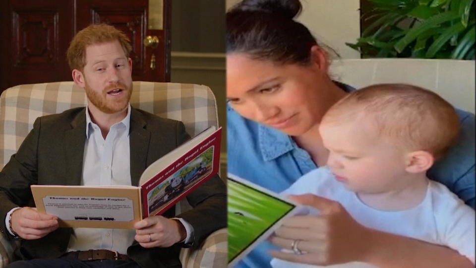 Archie sieht Prinz Harry ziemlich ähnlich Archie sieht Prinz Harry ziemlich ähnlich