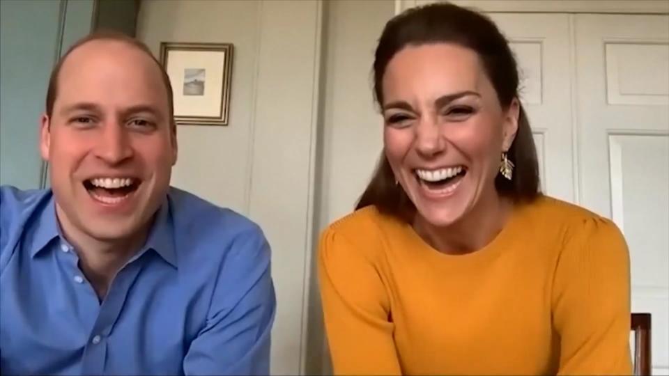 Mächtig beschäftigt in der Corona-Krise Prinz William und Herzogin Kate üben für die Thronfolge