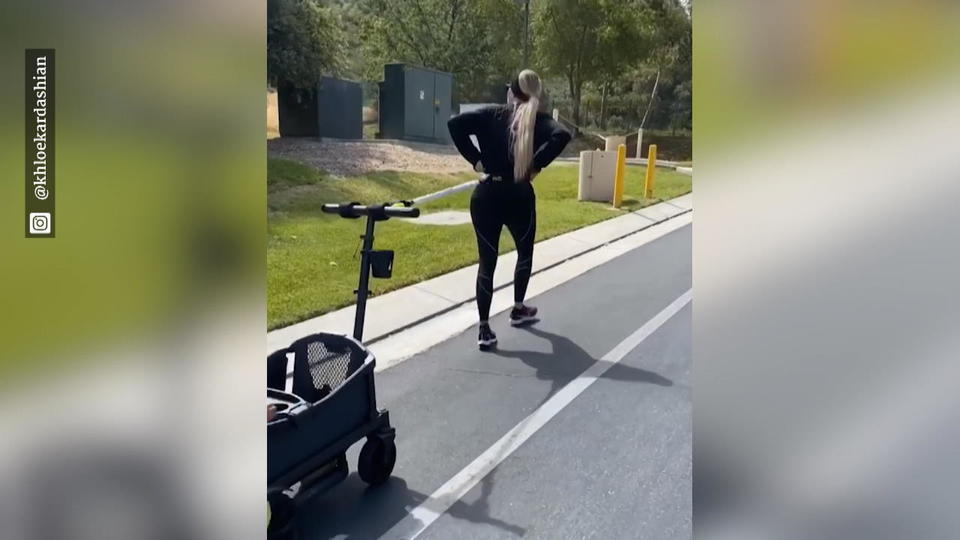 Sporteinheit mal anders Ungewöhnliches Kardio-Training für Khloe Kardashian