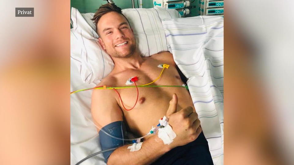 Ex-Bachelor im Krankenhaus Sebastian Preuss bekommt Genesungswünsche