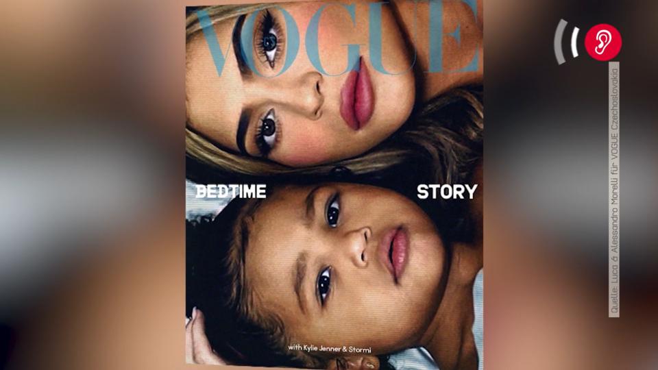 Jünger Cover-Star in der Geschichte Kylie und Stormi Jenner (2) zieren das Vogue-Cover