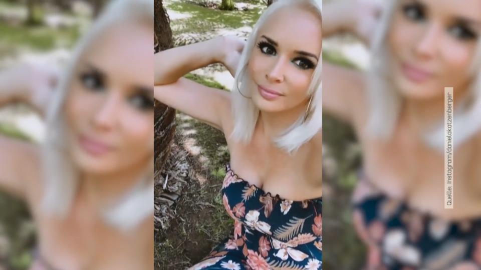 Von der Katze zum Streifenhörnchen Daniela Katzenberger ist jetzt zweifarbig