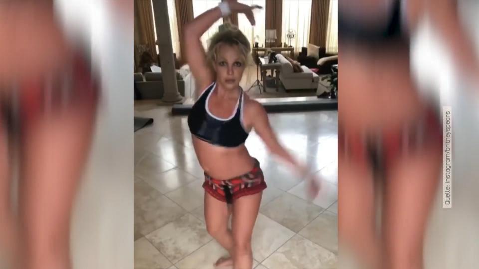 Hier lässt sie ihren "Körper sprechen" Britney Spears zeigt ihre verrückten Dance Moves