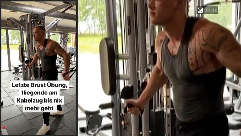 Jenny Elvers Sohn ist ein Hottie! Paul Elvers nimmt uns mit zum Fitnesstraining