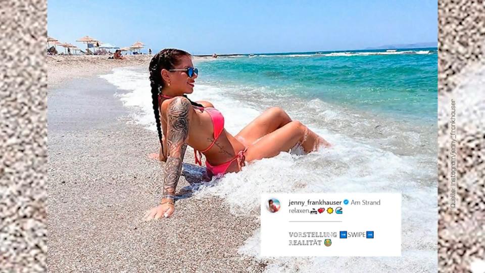 Das wahre Leben als Influencerin Jenny Frankhauser: Schnappschuss geht daneben