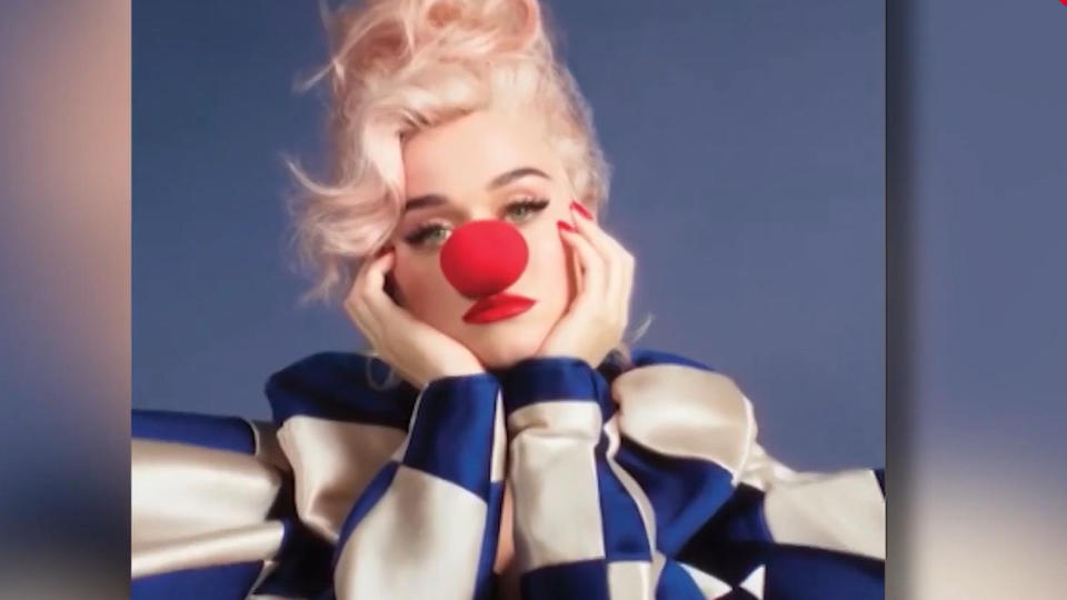 Einblicke ins neue Album Katy Perry: Clownsnase gegen den Trübsinn