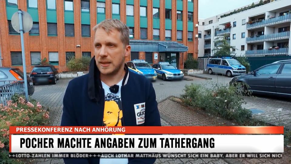 „Post bekommen von der Kriminalpolizei“ Pochers Polizeiverhör geht gerade so glimpflich aus