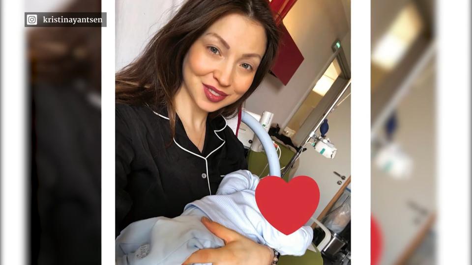Kristina Yantsen ohne Mann mit Wehen im Krankenhau Kristina Yantsen ohne Mann mit Wehen im Krankenhaus