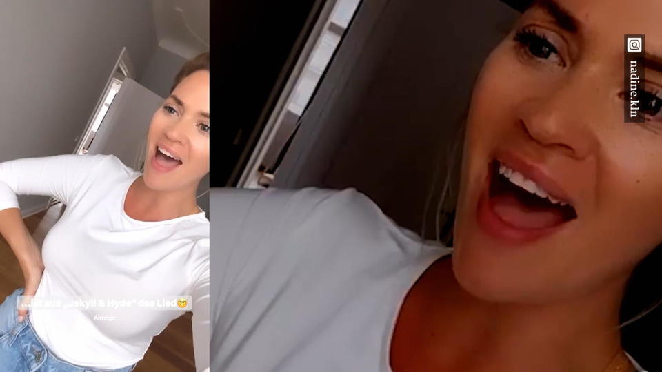 Abschiedslied für die Nachbarn Ex-Bachelorette Nadine Klein singt
