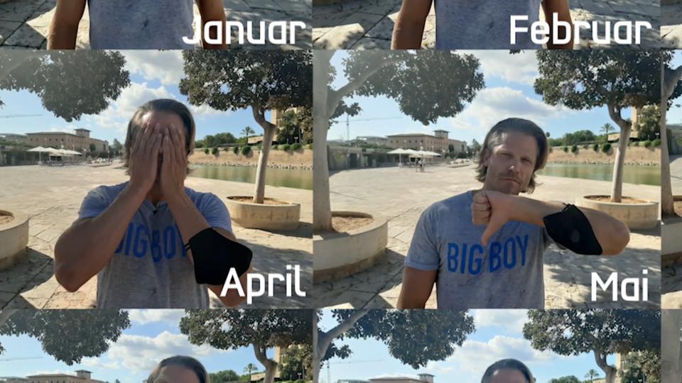 Instagram-Challenge So haben die Promis das Jahr 2020 bisher erlebt