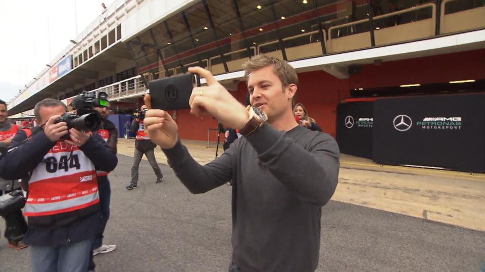 Interview-Beichte Nico Rosberg kämpft mit Handysucht