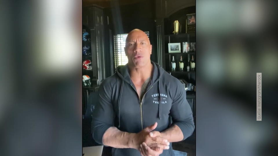 Schock für die Familie The Rock erzählt von seiner Corona-Erkrankung