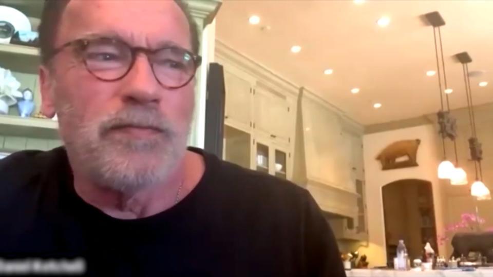 Der "Terminator" platzt fast vor Opa-Stolz Arnold Schwarzenegger schwärmt von seinem Enkelkind