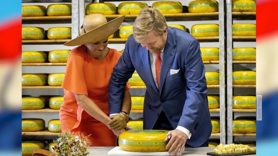 Holland-Royals unterwegs Alles Käse bei Königin Máxima & König Willem Alexander!