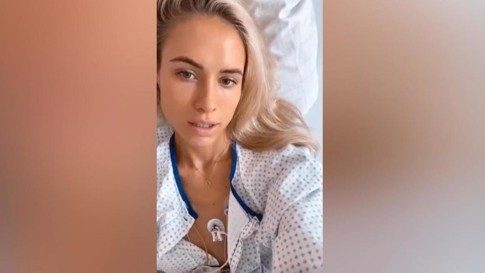 Große Sorge Alena Gerber ist im Krankenhaus