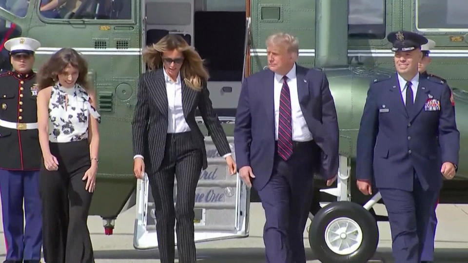 "Wir stehen das gemeinsam durch" Ehepaar Trump mit Corona infiziert