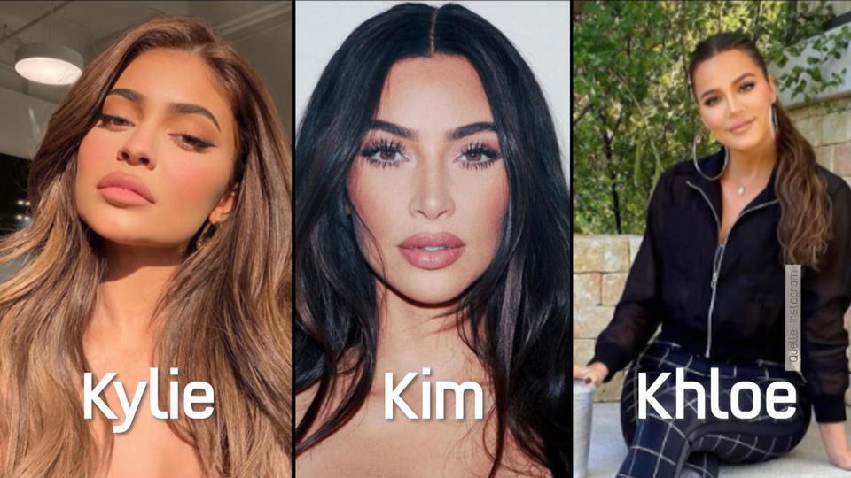 Verwirrendes Foto Verwechslungsgefahr bei den Kardashian-Schwestern