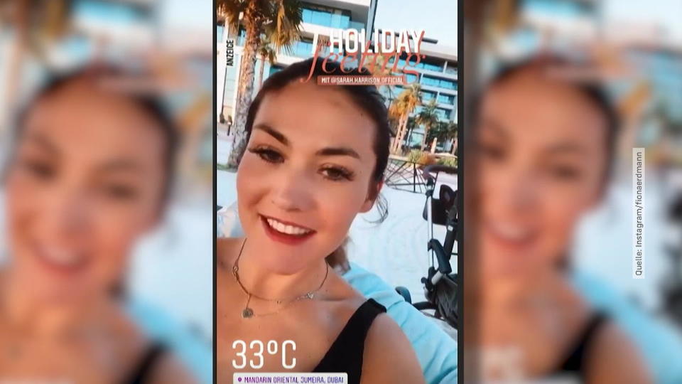 Neustart in der Metropole Mamis unter sich: Sarah Harrison und Fiona Erdmann chillen in Dubai
