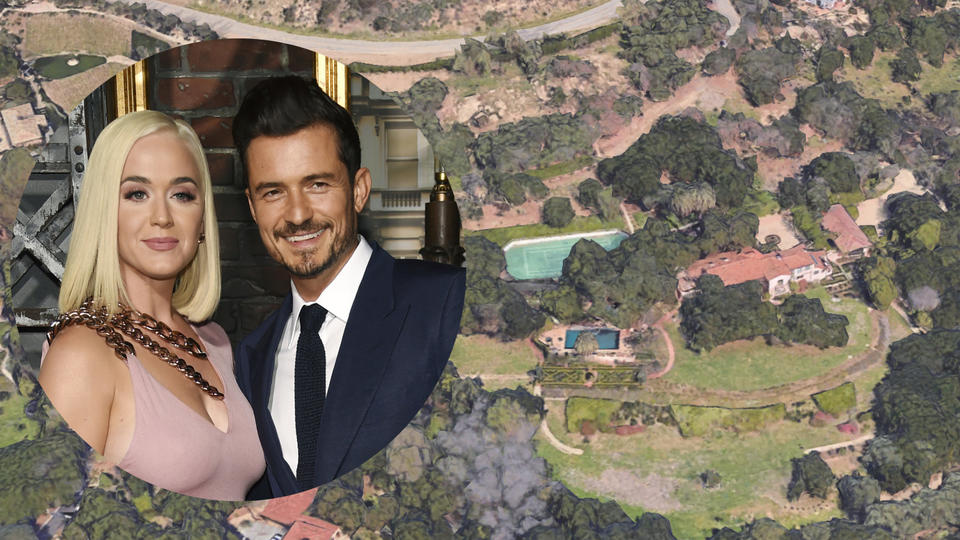 Prominente Nachbarschaft Katy und Orlando in 12 Millionen Euro Villa