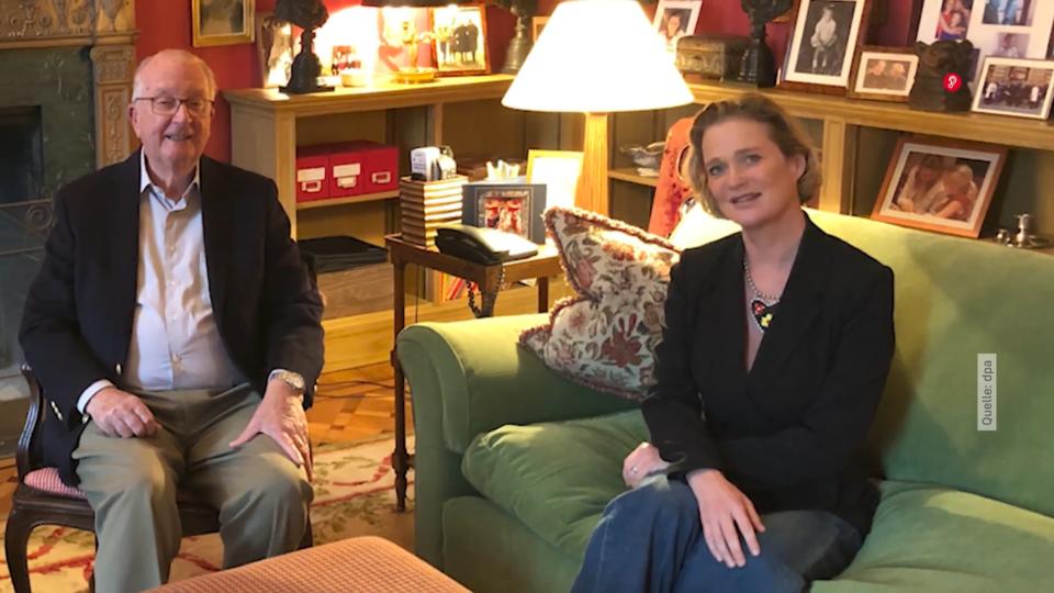 Belgiens Ex-König Albert II. Prinzessin Delphine trifft ihren Vater