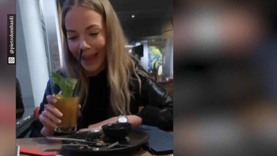 "Fauxpas" beim Dinner Dabei erwischt Pietro seine Laura