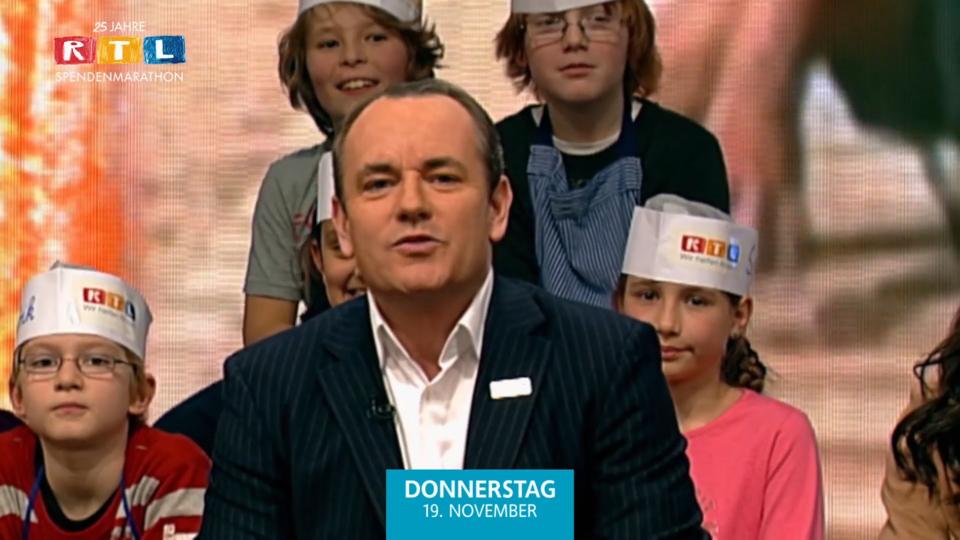 Ab 19. November 18 Uhr 25 Jahre RTL-Spendenmarathon mit Wolfram Kons