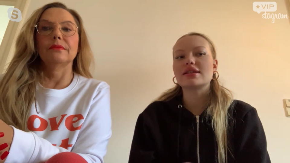 Exklusiv in Vipstagram Cheyenne Ochsenknecht mit Mama Natascha über ihr Baby