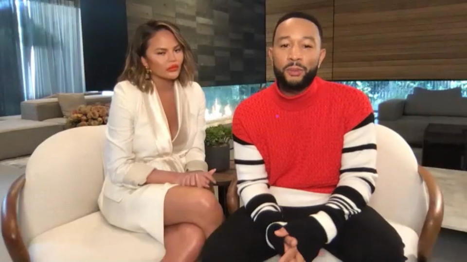 Erstmals zusammen Chrissy Teigen und John Legend im Interview zur Stillgeburt