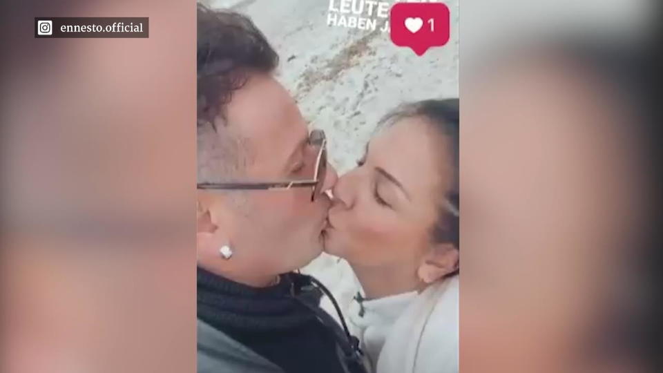 Es knistert zwischen Danni & Ennesto Erster öffentlicher Kuss auf Instagram