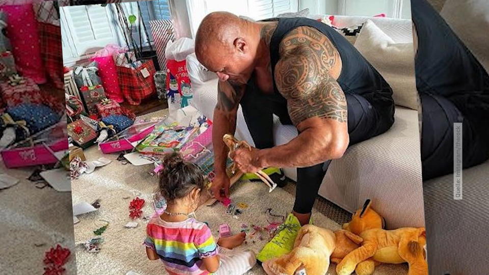 Dwayne ‘The Rock’ Johnson und seine kleine Spaghetti-Fee