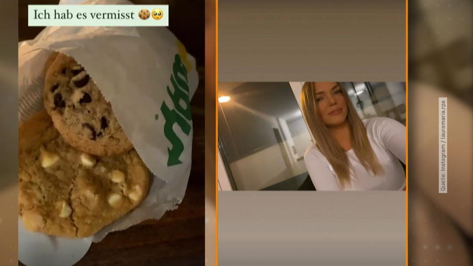 Das schmeckt doch nach einem Liebes-Comeback Hat Pietro Laura Kekse mitgebracht?