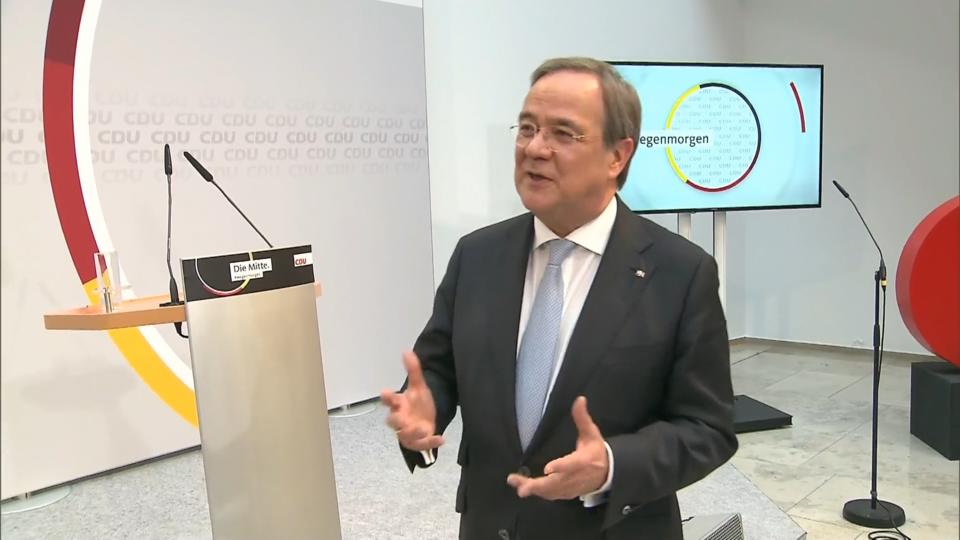 Erster Arbeitstag als CDU-Vorsitzender Interview mit Armin Laschet