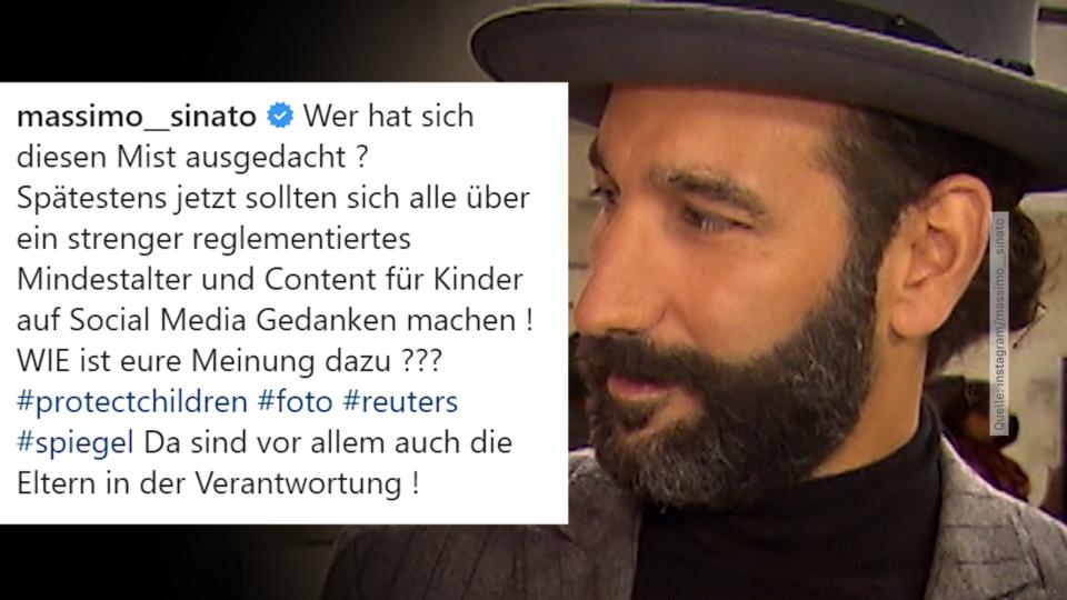 Nach Tod eines 10-jährigen Mädchens Massimo Sinató sorgt sich um sein ungeborenes Kind