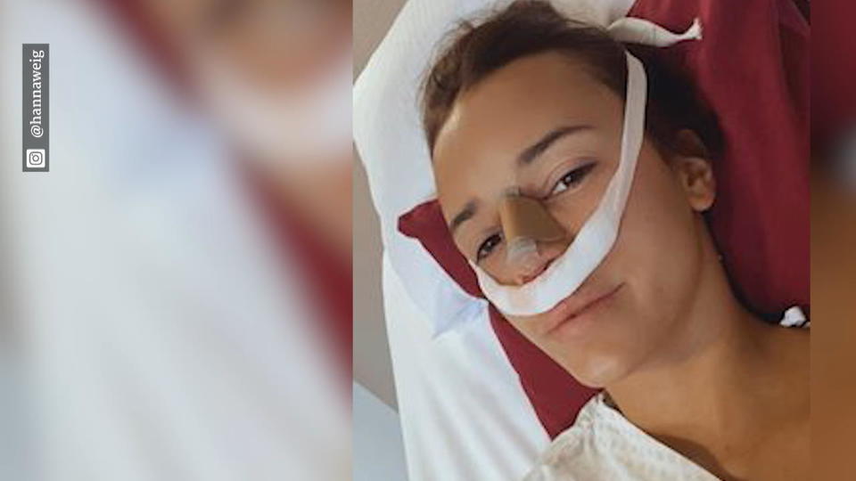 Nach den Beauty-OPs Hanna Weig meldet sich aus dem Klinikbett