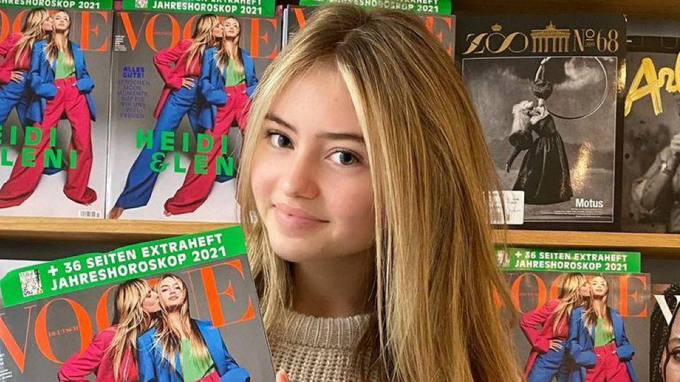 Während eines Dates in Hollywood gesehen Leni Klum: Total verliebt in ihren Freund